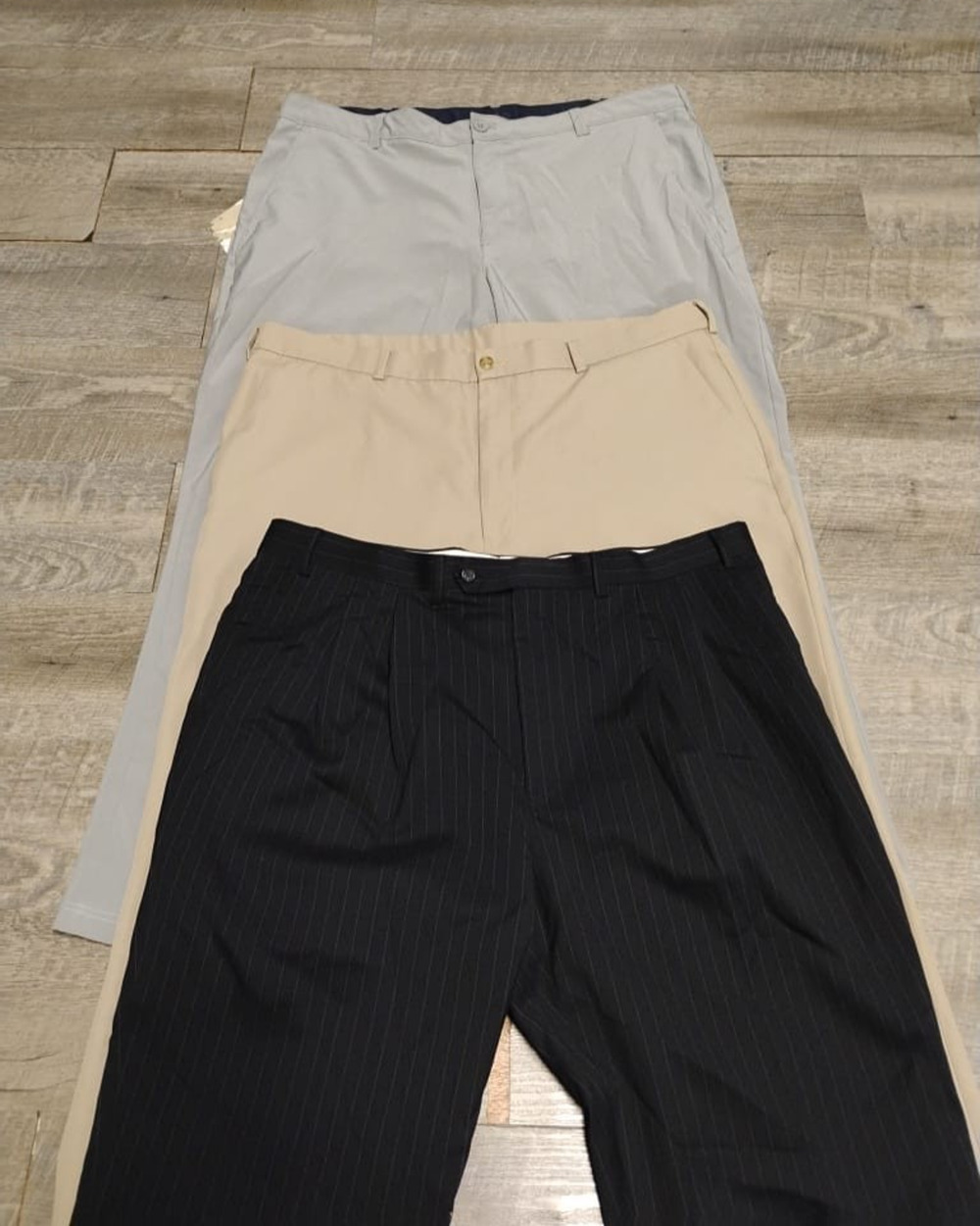 lot of 3 IZOD, Protour, Chaps Men's golf and dress Pants Sz 40X30 multico